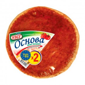 Основа Vici для пиццы с томатным соусом замороженная