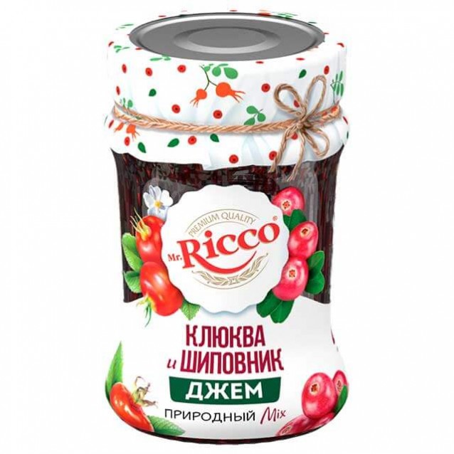 Джем Mr.Ricco Клюква и шиповник